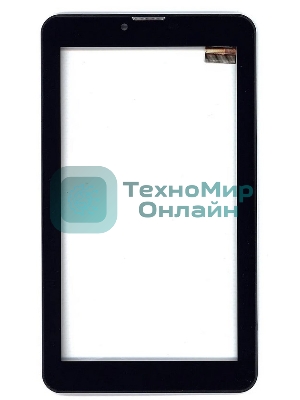 Сенсорное стекло (тачскрин) для Irbis, TZ54, черное с рамкой