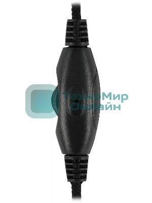 Проводные наушники Oklick HS-M200 черный, накладные, Jack 3.5 мм