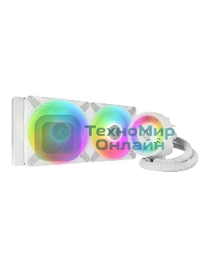 Система жидкостного охлаждения Arctic Liquid Freezer III 280 белый, 140 мм, алюминий/медь, 2800 об/мин, 26 дБ, 4 pin, 260 Вт