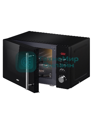 Микроволновая печь BBK 20MWG-732T/B-M черный, 20 л, 700 Вт, переключатели - кнопки, поворотный механизм
