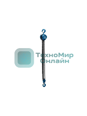 Таль цепная Stels 51947 3 т, h подъема 3 м, расстояние между крюками 500 мм