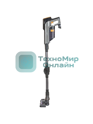 Пылесос вертикальный SUPRA VCS-5082 черный/серый, питание от аккумулятора, 300 Вт, уборка сухая, пылесборник 1 л