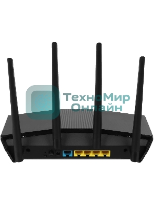 Роутер беспроводной Asus RT-AX57 AX3000 10/100/1000BASE-TX черный
