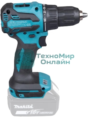 Дрель-шуруповерт Makita DHP490Z аккум. патрон:быстрозажимной