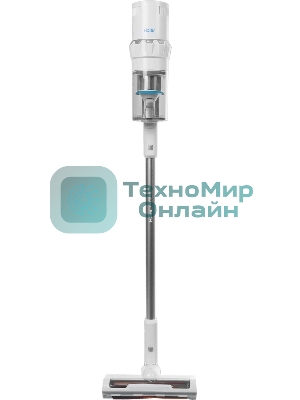 Пылесос вертикальный Haier HVC250 белый, питание от аккумулятора, 250 Вт, уборка сухая, пылесборник 0,5 л