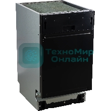 Посудомоечная машина LEONORD LDW-45B01, черный, 44.8 см, 9 компл., 49 дБ, класс A++