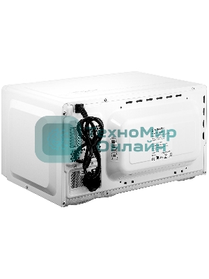 Микроволновая печь Brayer BR2507 белый, 20 л, 700 Вт, переключатели - поворотный механизм