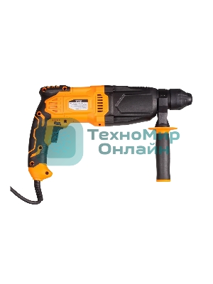 Перфоратор ВИХРЬ П-1000к SDS-plus 72/3/7 1000 Вт, сталь, бетон, дерево 13мм/30мм/40мм, 1100 об/мин, 5 дж, вес 3,4 кг