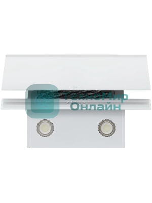 Вытяжка наклонная Krona Irma A 600 White PB белый/серебристый, 59.5 см, 1000 куб. м/ч, 62 дБ