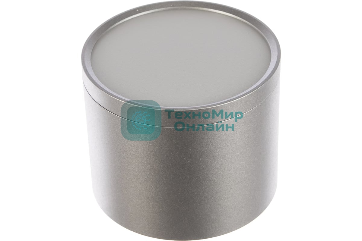 Светильник Gauss Хром/Сатин LED накладной с рассеивателем 10W 4100K 88х75мм 1/30