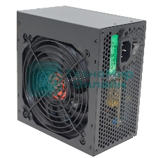 Блок питания Ginzzu CB500 12CM черный,24+4p,PCI-E, 4*SATA, 3*IDE,оплетка MB, кабель питания