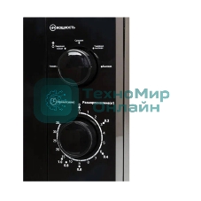 Микроволновая печь SUPRA 20MB25 черный, 20 л, 700 Вт, переключатели - поворотный механизм