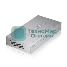 Коммутатор Zyxel GS-108B v5, 8 портов 1000 Мбит/с, настольный, металлический корпус