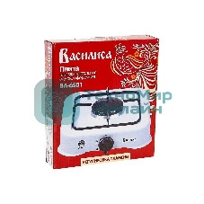 Плита настольная газовая ВАСИЛИСА ВА-6501, 1 конф. белая (10)