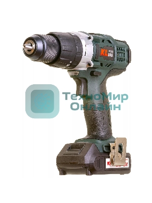 Дрель-шуруповерт Klpro KLDM18-20, 18 В, 2 Ач, 40 Нм, щеточный, ударный