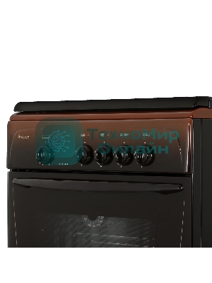 Плита газовая Gefest CG 60М C7 К83 коричневый, конфорок 4 шт, духовка 63 л, 60 см x 85 см x 60 см