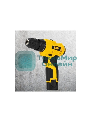 Дрель-шуруповерт Deli DL-DZ12-E2D1, 12 В, 1,5 Ач, 22 Нм, щеточный