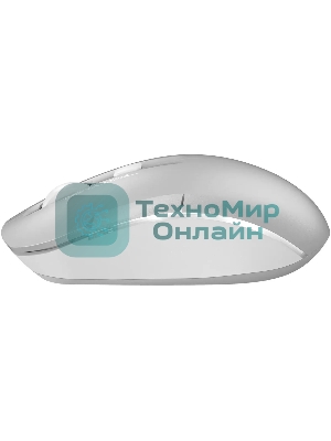 Мышь беспроводная A4Tech Fstyler FB26CS Air2 серебристый/белый, 2000 dpi, радиоканал, Bluetooth, USB, кнопки - 4