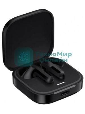 Наушники TWS Redmi Buds 6 Active черный, вкладыши, Bluetooth, до 6 ч