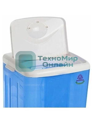 Стиральная машина Мастерица WM-0102 cиний, загрузка вертикальная 2 кг, 0 об/мин, класс А