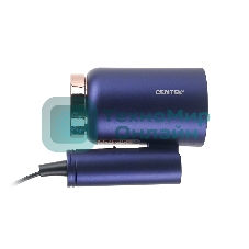 Фен Centek CT-2202 синий, 1600 Вт, компактный, ионизация