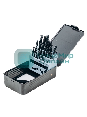 Набор сверл по металлу HSS (1-13мм, 25 шт) Deli DH-MHZ025-ED1 металлический кейс