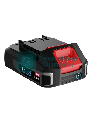 Набор аккумулятор и зарядное устройство Deli DE-CM20A2E (2АКБ 20V 2А*ч + ЗУ 2A, 20V)