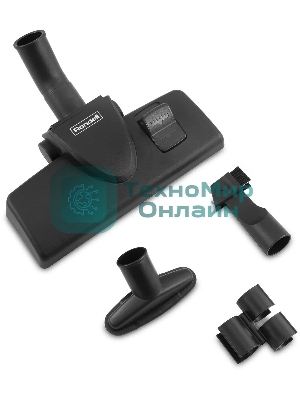 Пылесос Rondell RDE-2060 черный/серый, 500/2400 Вт, уборка сухой, пылесборник контейнер 2.5 л