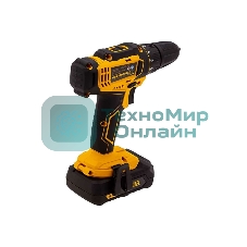 Дрель-шуруповерт Denzel CDL-18-02BM, 18 В, 2 Ач, 30 Нм, щеточный