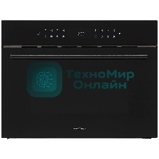 Встраиваемая микроволновая печь Krona ONYX 45H mw BL/BL черный, 38 л, 1000 Вт, переключатели - сенсор