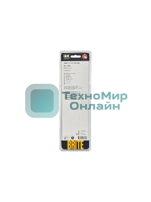 Рамка 4-местная IEK BRITE РУ-4-2-БрВа (BR-M42-G-K10) стекло ванильный