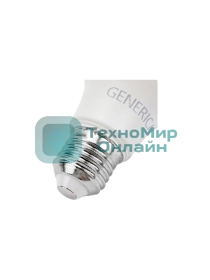 Лампа светодиодная GENERICA LL-A60-10-230-40-E27-G A60 10 Вт грушевидная 4000К E27 230В