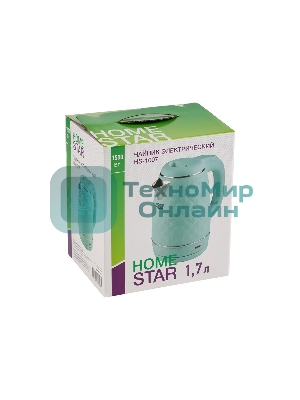 Чайник электрический Homestar HS-1007 зеленый (107007)