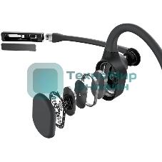Беспроводные наушники SHOKZ OpenComm2 UC черный, костная проводимость, Bluetooth + USB-адаптер, до 16 ч