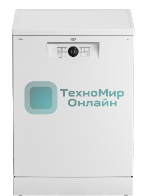 Посудомоечная машина Beko BDFN26422W, белый, 59.8 см, 14 компл., сушка интенсивная, 44 дБ, класс A++, A