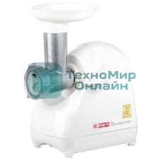 Мясорубка электрическая Белвар КЭМ-36/220-4-34 белый, 1000 Вт, 0.6 кг/мин, реверс, насадки - 5