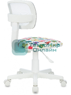 Кресло Бюрократ CH-W299 белый, сетка, 120 кг