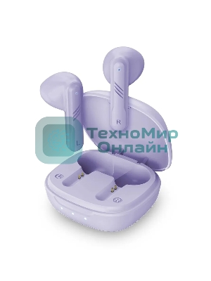 Наушники Genius HS-M905BT Light Purple. Bluetooth 5.3, возможность отключения, зарядка Type-C, кабель в комплекте. Цвет: сиреневый