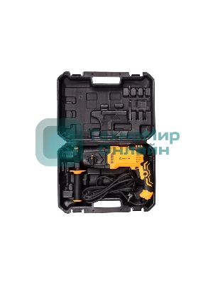 Перфоратор ВИХРЬ П-1000к SDS-plus 72/3/7 1000 Вт, сталь, бетон, дерево 13мм/30мм/40мм, 1100 об/мин, 5 дж, вес 3,4 кг