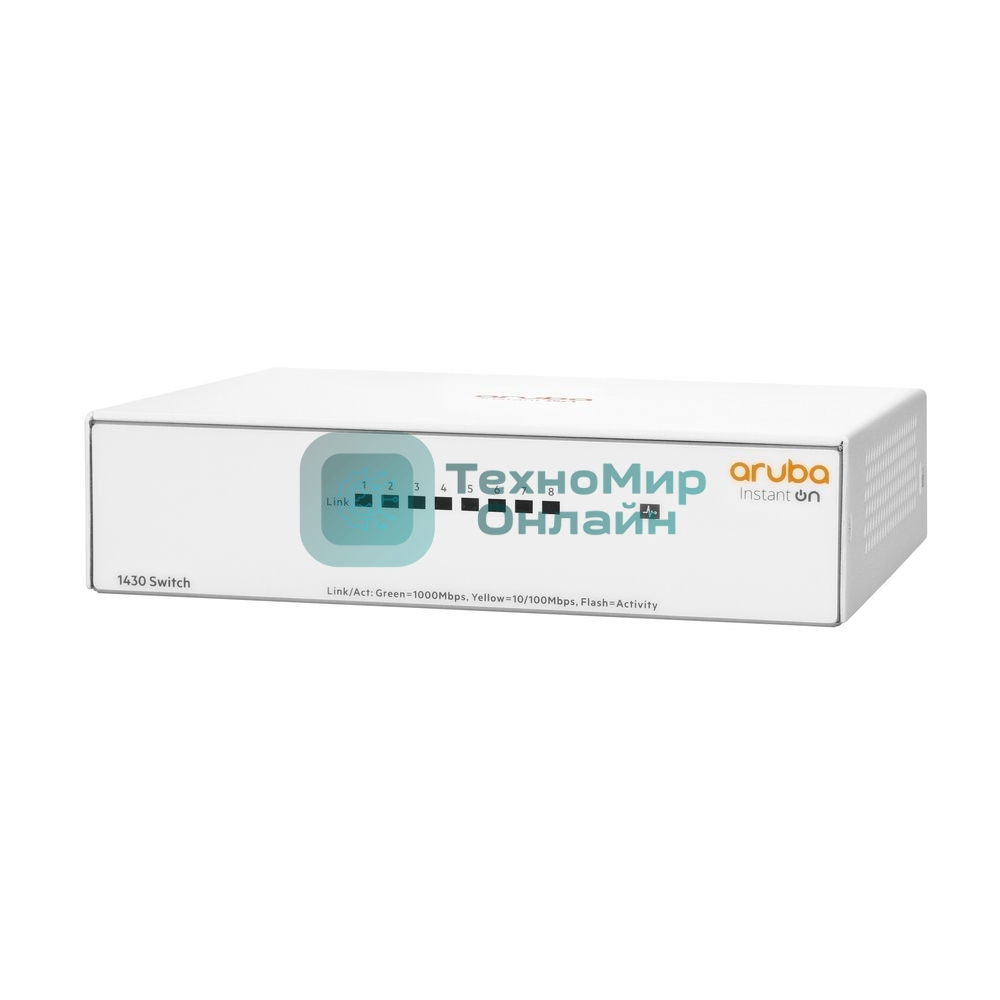 Коммутатор HPE Aruba Instant on 1430 8G unmanaged fanless Switch