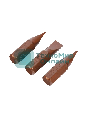 Бита EDGE by PATRIOT SL 5.5.мм, сталь S2, длина 25 мм, 3шт в блистере