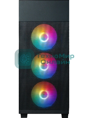 Компьютерный корпус ZALMAN S5 NEO, ATX, черный, WINDOW, 2xCOMBO (3.5