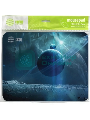 Коврик для мыши Cactus Saturn 300x250x2мм (CS-MPC-P03M)
