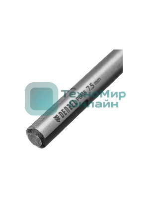 Сверло спиральное по металлу Denzel 7,5 x 109мм, Р6М5, Golden Tip, многогранная заточка