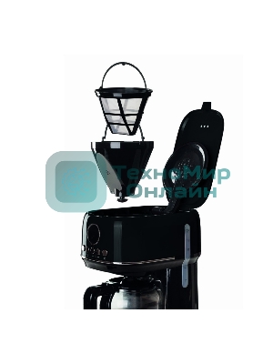 Кофеварка капельная Ariete 00M139602AR0 черный, молотый, 1,5 л., 900 Вт