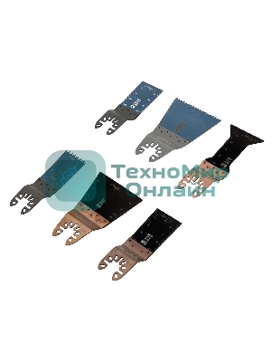 Набор насадок для МФИ Denzel по дереву и металлу, 6 шт.