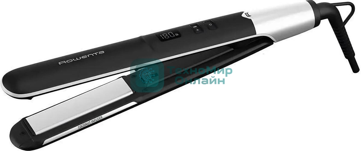 Выпрямитель для волос Rowenta SF4621F0 Express Shine белый/черный, 210 °C, 8 режимов