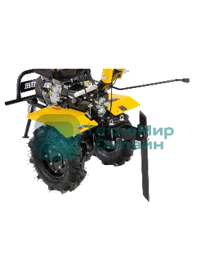 Мотоблок Denzel DPT-270X, 7 л.с., диск.сцеп, шир 90 см, глуб 35 см, фрез 3х4, ВОМ, передачи 2В/1Н