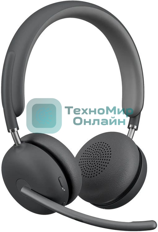 Гарнитура Logitech Zone Wireless 2 UC Graphite серый, беспроводная, Bluetooth 5.2, ANC