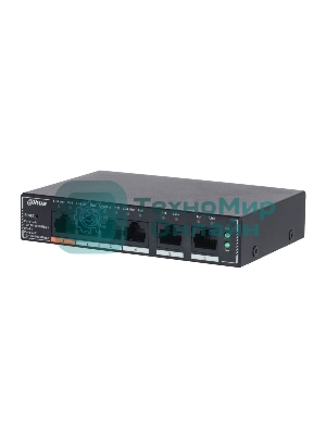 Коммутатор Dahua DH-SG4006P, 6×1 Гбит/с, управляемый